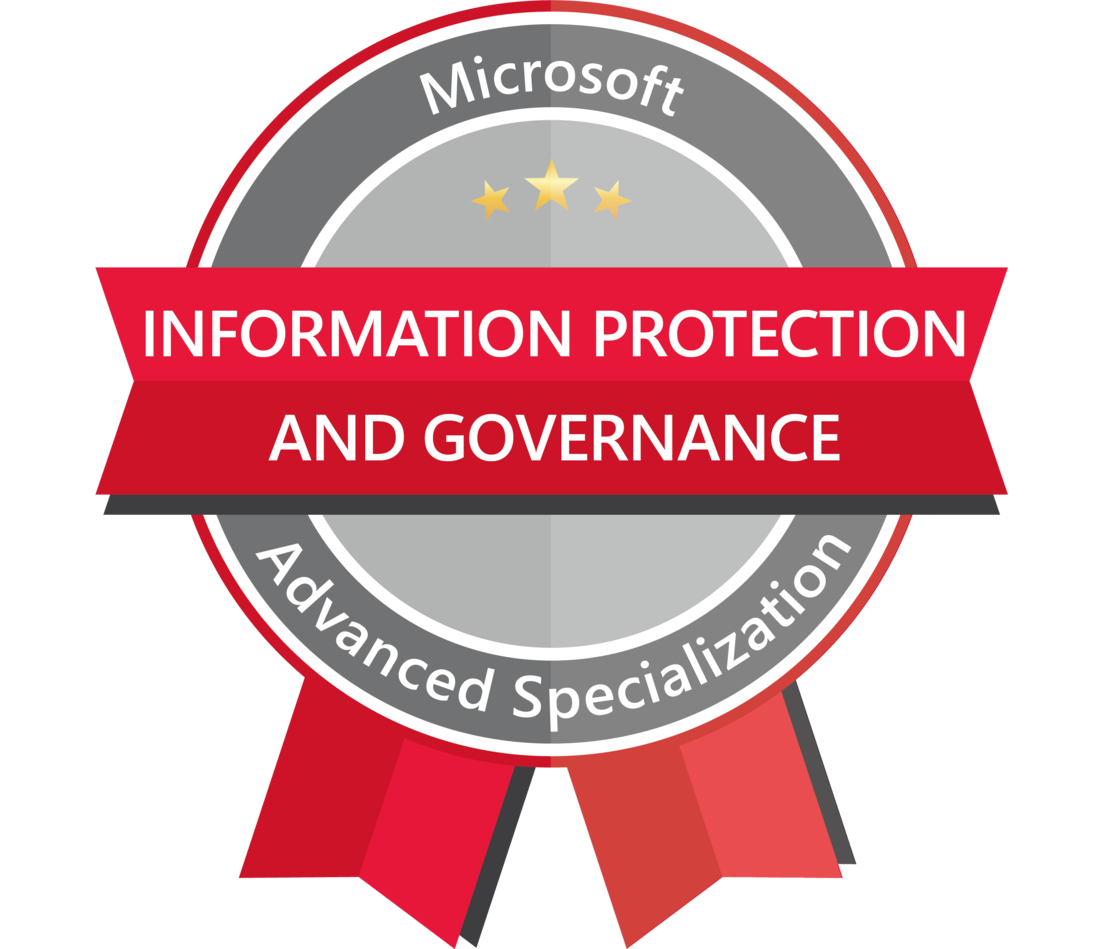 Microsoft Auszeichnung Advanced Specialization Information Protection and Governance